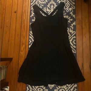 3/$25 🖤 Scarlett Black Fit & Flare Dress Size 11/12 Sleeveless Cross Back